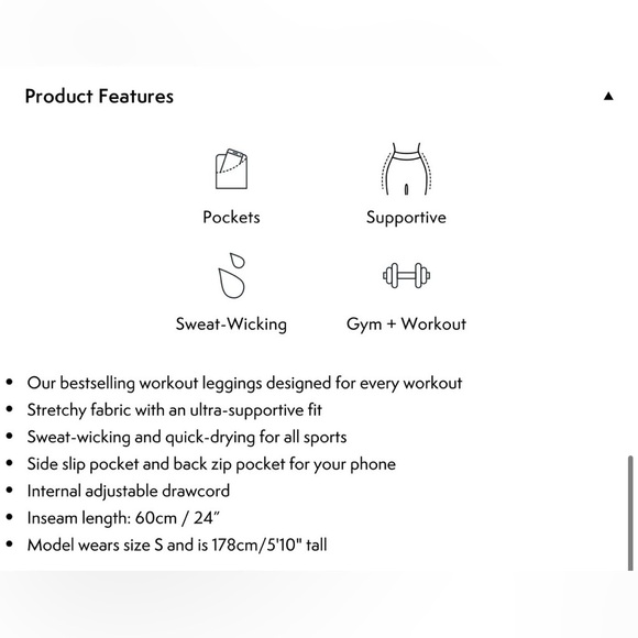 Sweaty Betty Power Workout Leggings Plum Purple High-Rise Pocket Leggings Size S - Picture 4 of 15